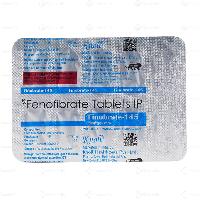 Finobrate 145mg Tablet 10s
