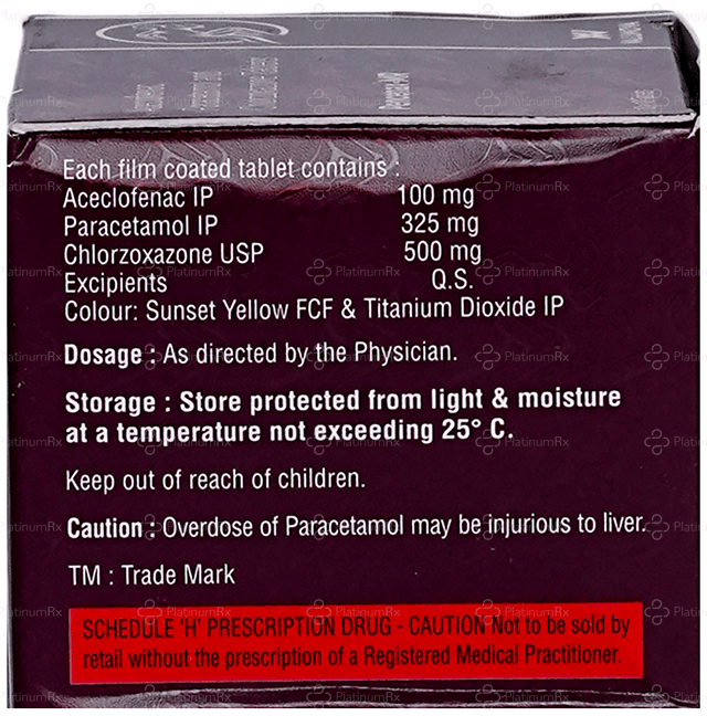Pencenax 100/500/325mg Tablet MR 10s