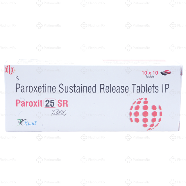 Paroxit 25mg SR Tablet 10s
