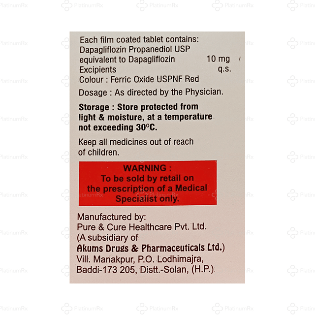 Dapagard 10mg Tablet 15s