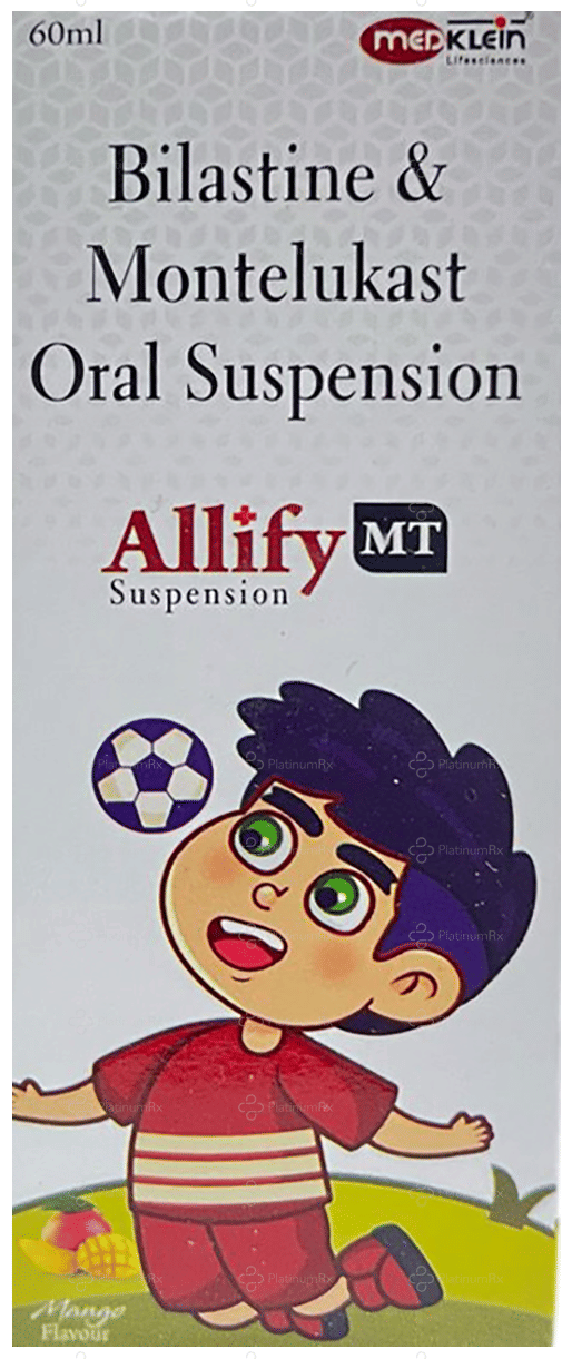 Allify MT 10/4mg Mango Oral Suspension 60ml