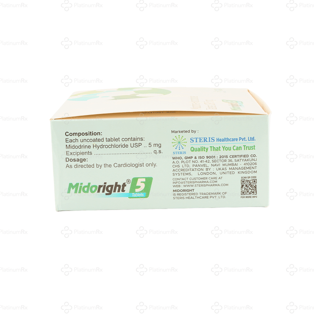 Midoright 5mg Tablet 10s