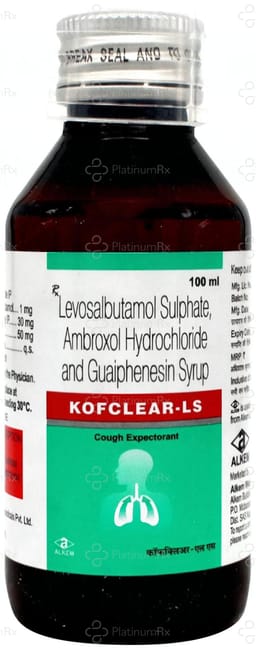 Kofclear LS 30/50/1mg Cough Syrup 100ml