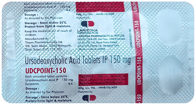 Udcpoint 150mg Tablet 10s