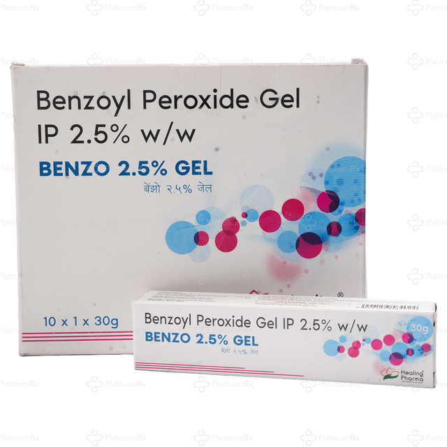Benzo 2.5% Gel 30gm