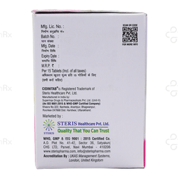 Cidinitab M 25/10mg Tablet SR 15s