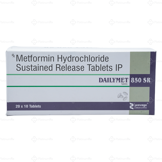 Dailymet 850mg SR Tablet 10s