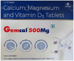 Gemcal 500mg Tablet 15s