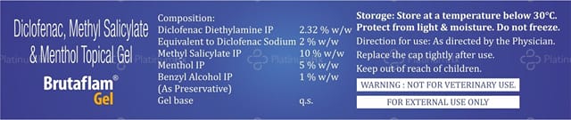Brutaflam 2X Stronger Gel 30gm