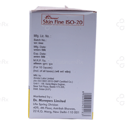 Skin Fine ISO 20mg Capsule 10s