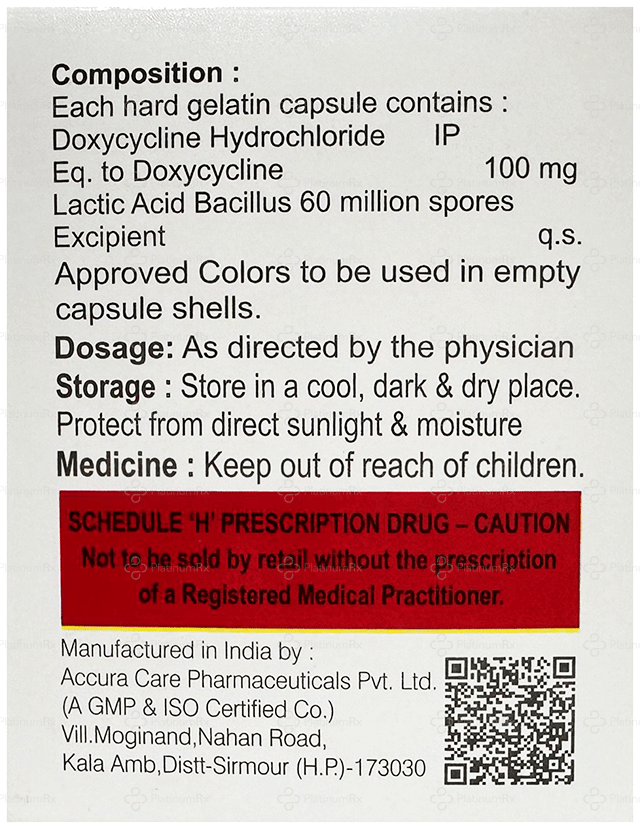 Hezidox LB 100mg/60M Capsule 10s