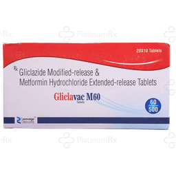 Gliclavac M 60/500mg Tablet ER 10s