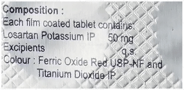 LOSARTeco 50mg Tablet 15s