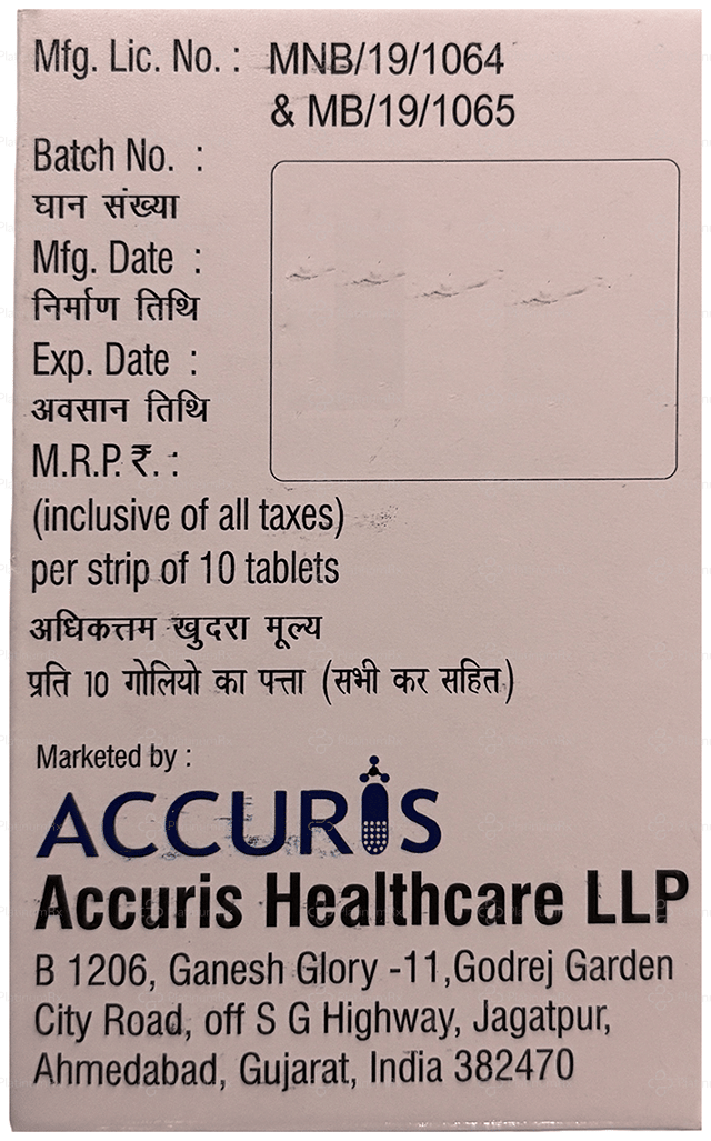 AccuGM 2/500mg Tablet PR 10s