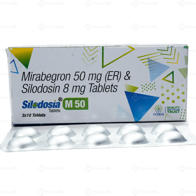 Silodosia M 50/8mg Tablet ER 10s