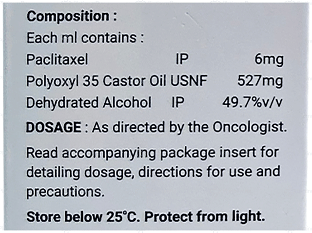 Taxelpix-260 6mg Injection 43.4ml