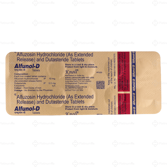 Alfunol D 10/0.5mg Tablet ER 10s