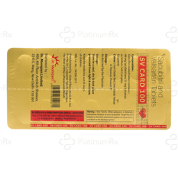SV Card 100mg Tablet 14s