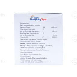Calciquick Super Tablet 15s