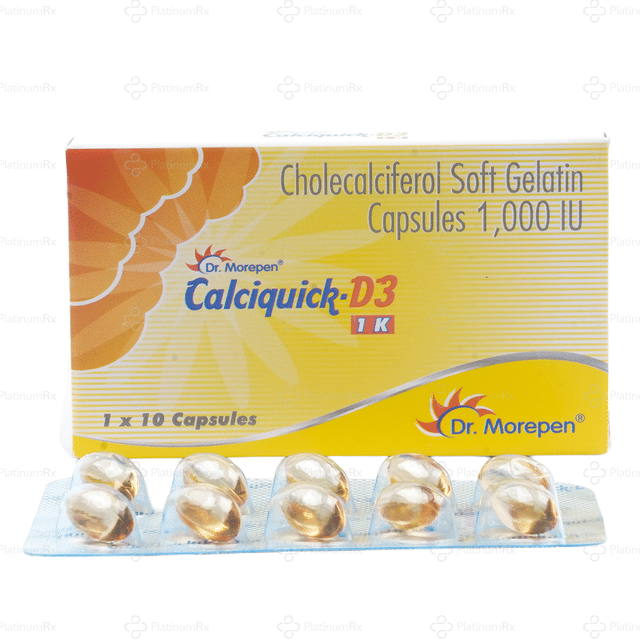 Calciquick D3 1K Capsule 10s