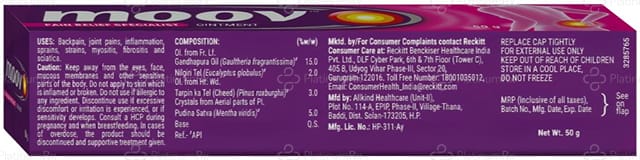 Moov Pain Relief Specialist Ointment 50gm