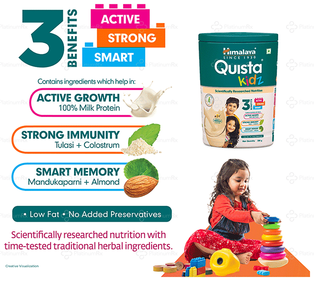 Himalaya Quista Kidz Vanilla Flavour Powder 200gm