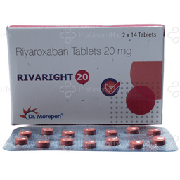 Rivaright 20mg Tablet 14s