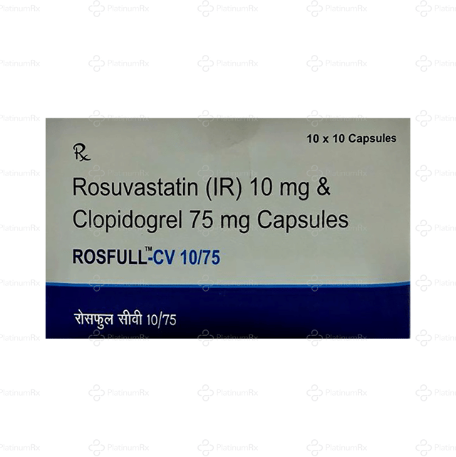 Rosfull CV 75/10mg Capsule IR 10s