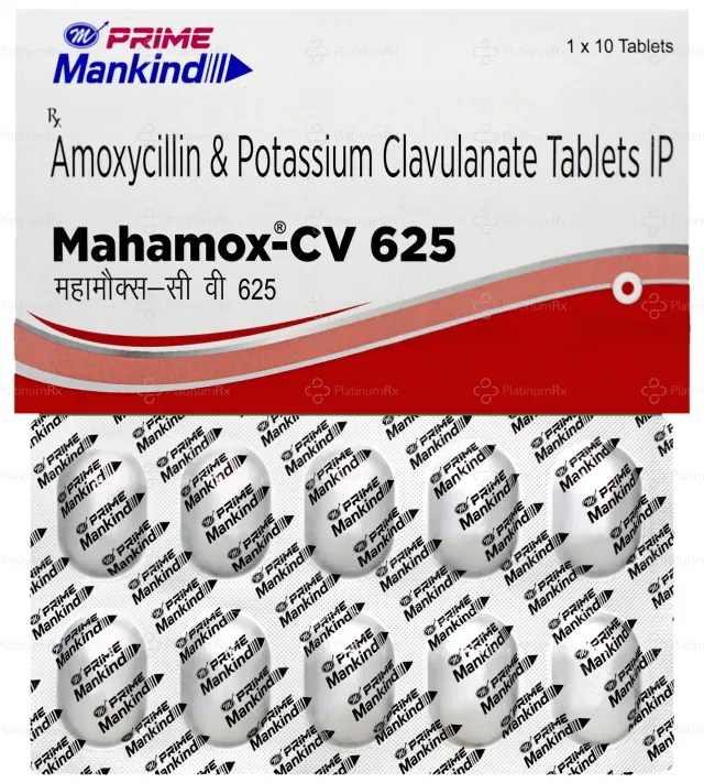 Mahamox CV 625mg Tablet 10s