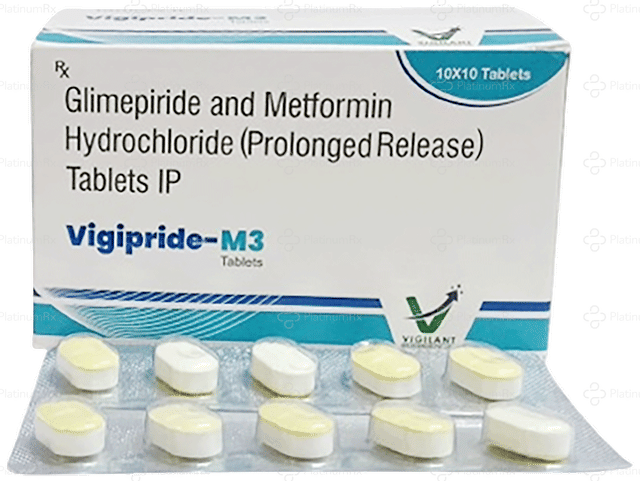 Vigipride M3 3/500mg Tablet PR 10s