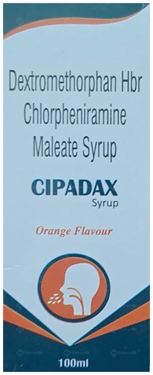 Cipadax 2/10mg Orange Syrup 100ml