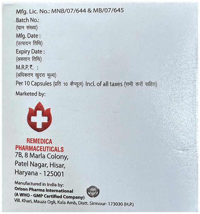 PantopRem D 30/40mg Capsule PR 10s