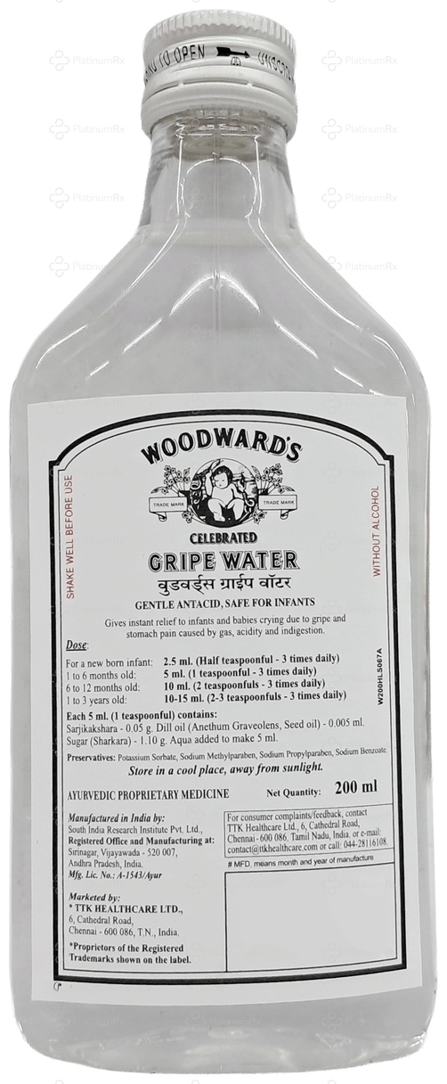 Woodwards Gripe Water For Infants Liquid 200ml