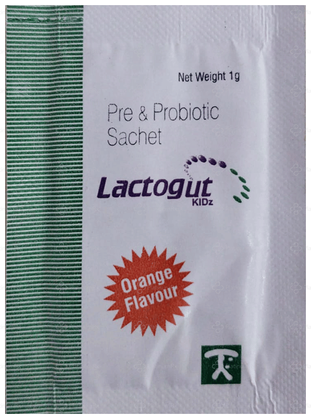 Lactogut Kid Sachet Orange Flavour 1gm