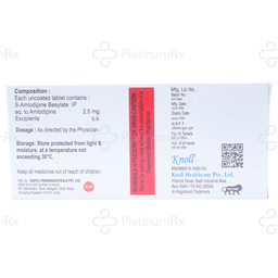 S Amleod 2.5mg Tablet 10s