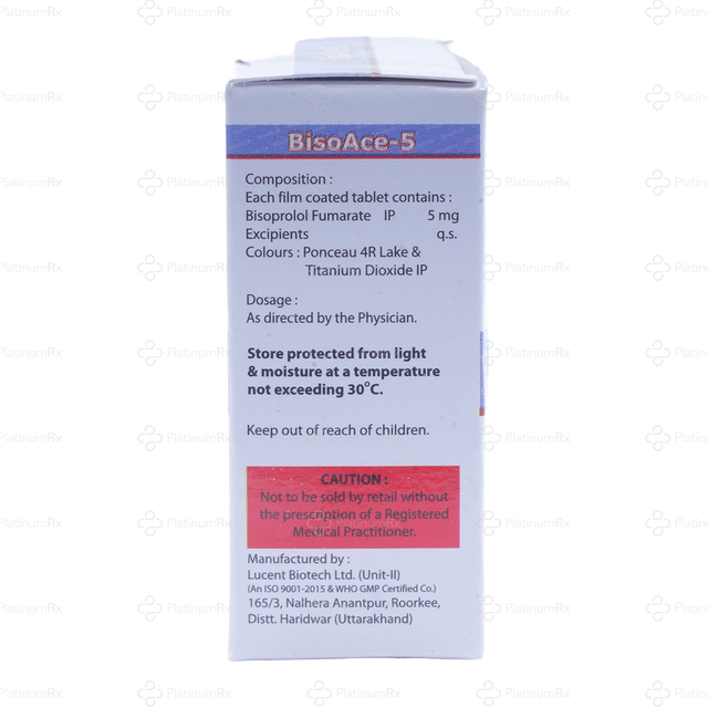 Bisoace 5mg Tablet 10s