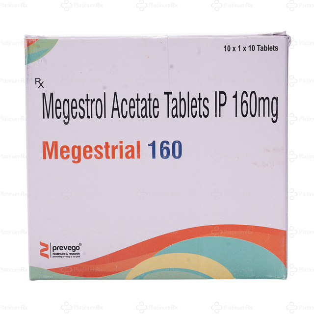 Megestrial 160mg Tablet 10s