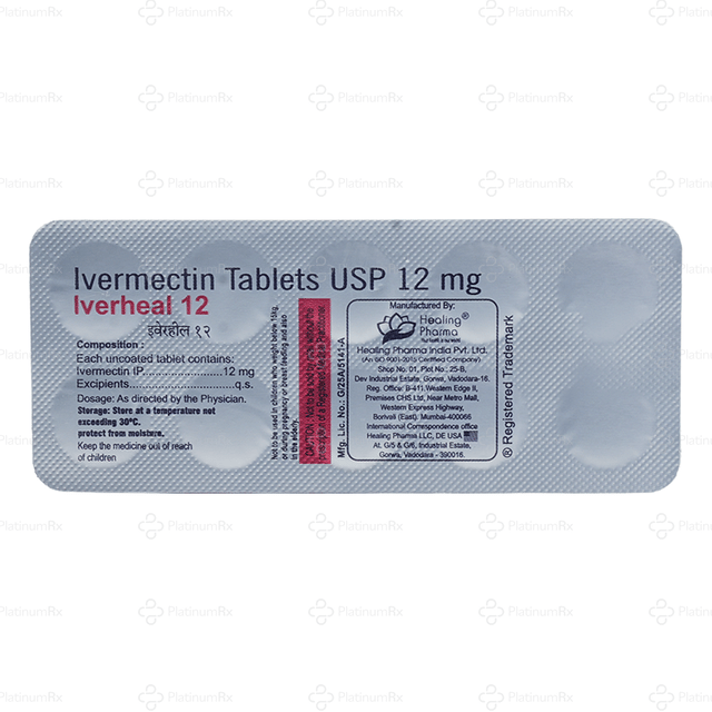 Iverheal 12mg Tablet 10s