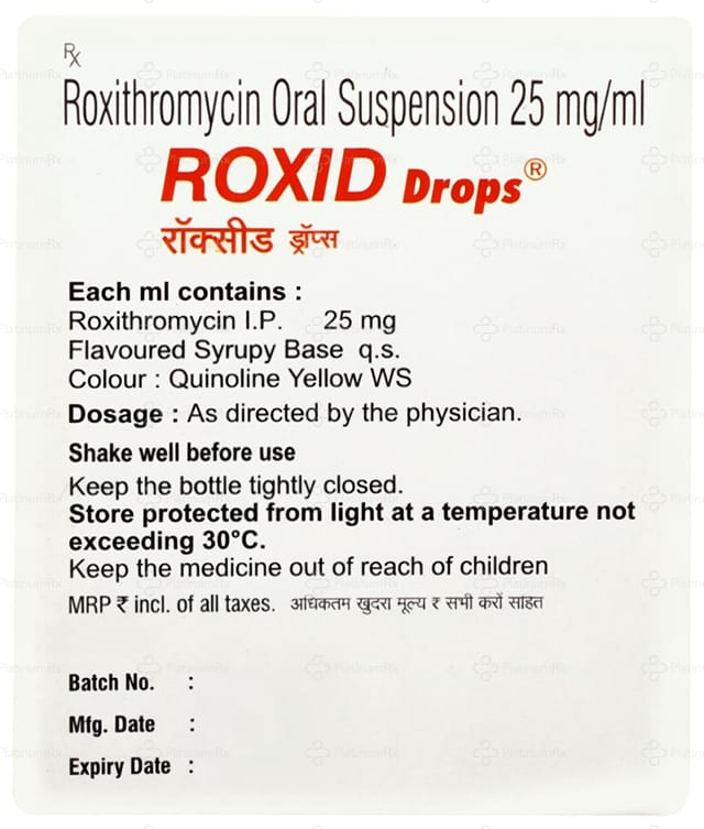 Roxid 25mg Drop 10ml