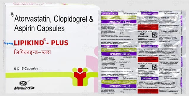 Lipikind Plus 75/75/10mg Capsule 15s