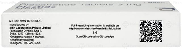 Plectide 3mg Tablet 10s
