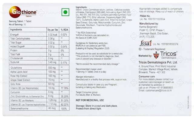 Glothione Tablet 10s