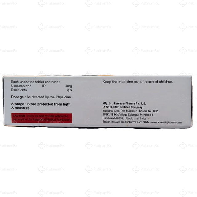 Nicomol 4mg Tablet 10s
