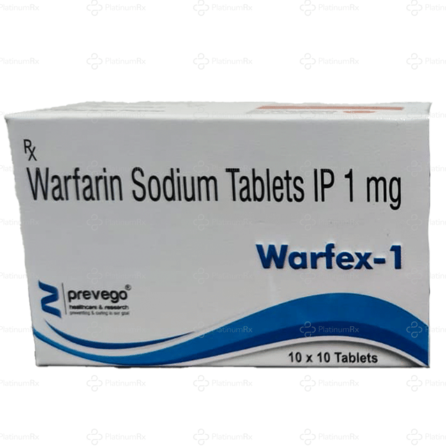 Warfex 1mg Tablet 10s