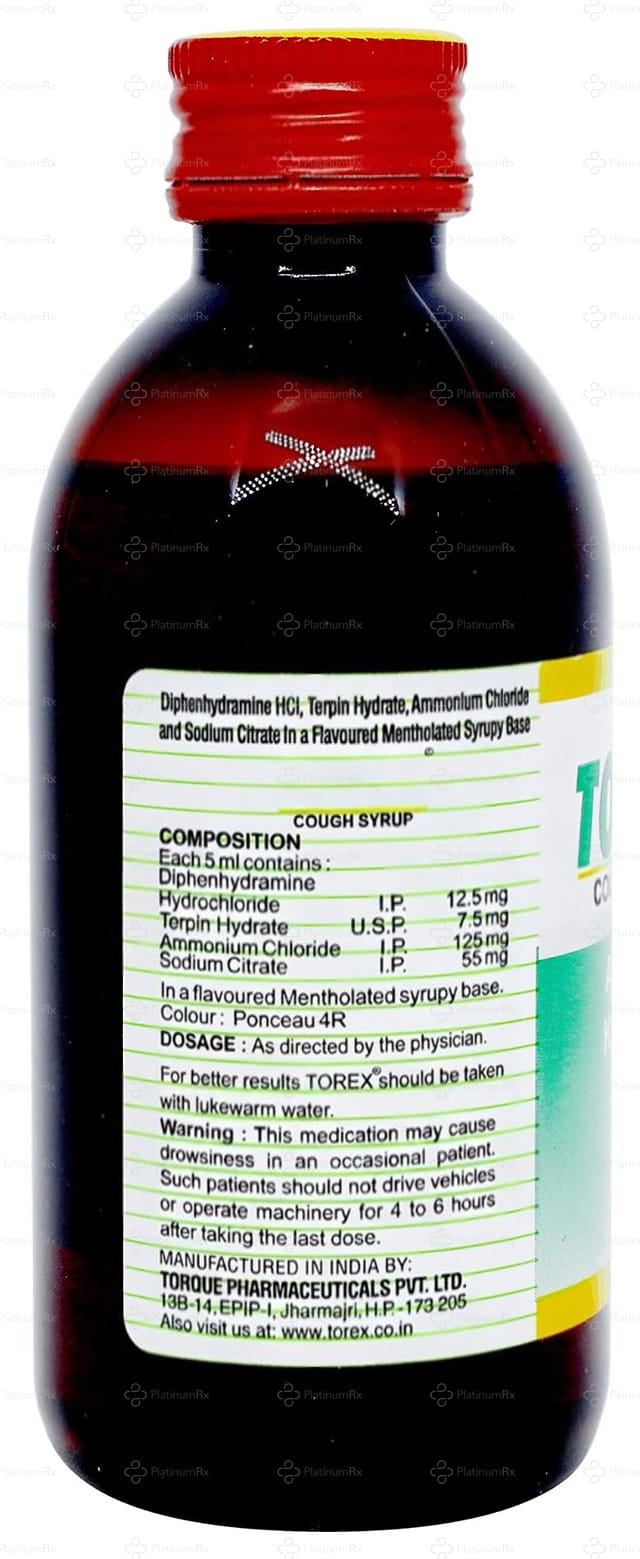 Torex Cough Syrup 100ml