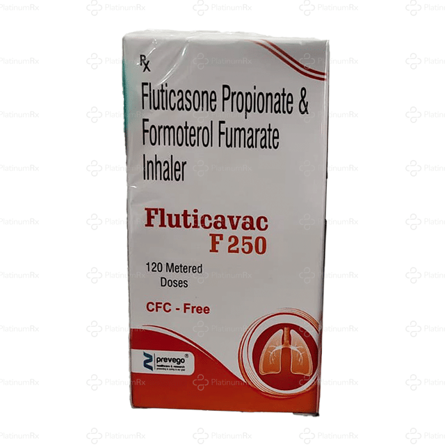 Fluticavac F 6/250mcg Inhaler 120MDI