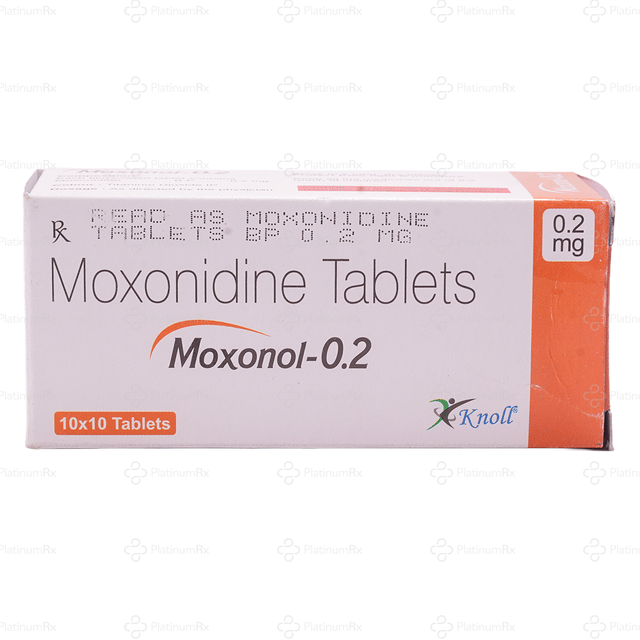 Moxonol 0.2mg Tablet 10s