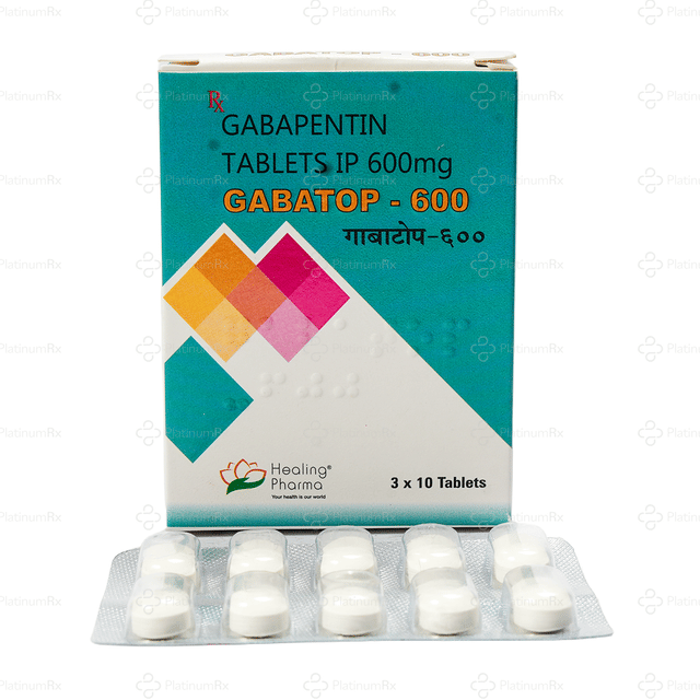 Gabatop 600mg Tablet 10s