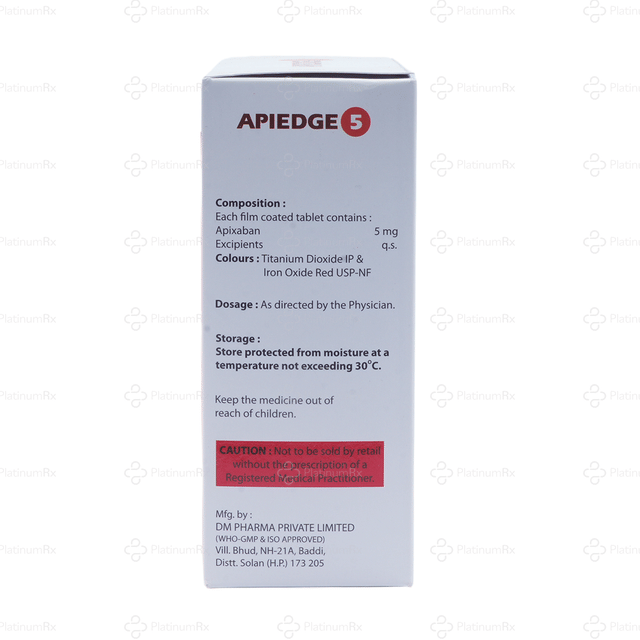 Apiedge 5mg Tablet 10s