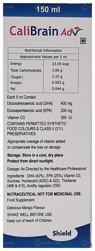 Calibrain Adv Oral Suspension 150ml